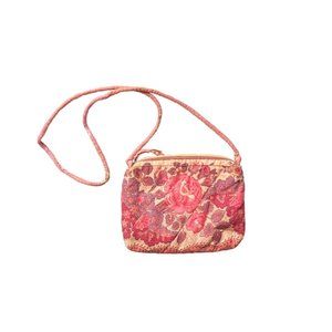 Adorable Small Quilted Y2K Floral Pink and Purple Bag